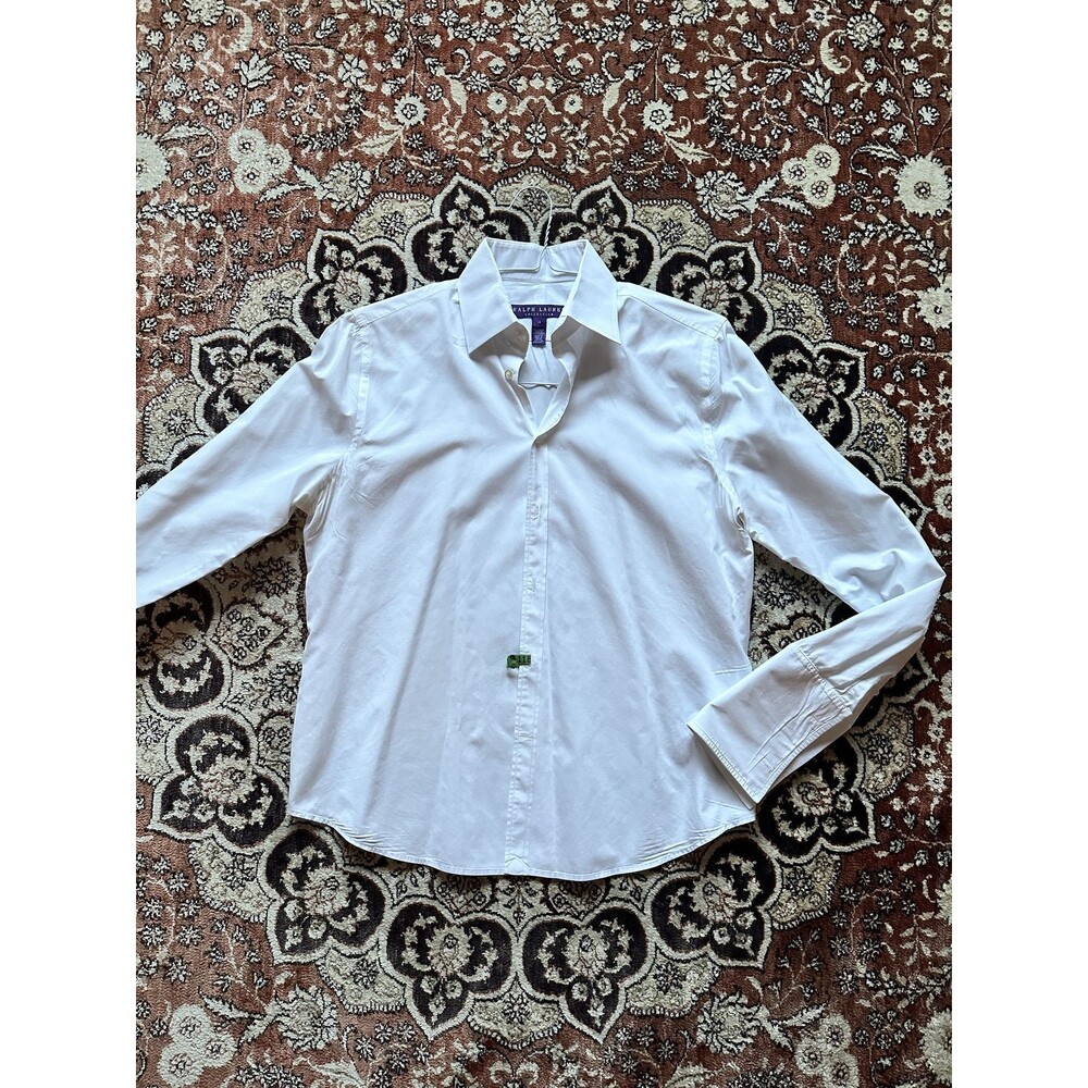 Ralph Lauren Collection XL White Button Down Shirt